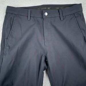 DU/ER Pants Mens 31x30 Black NuStretch Trouser Performance Stretch Golf Business